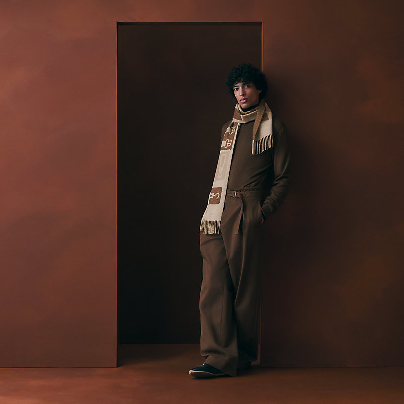 カシミヤマフラー 《ポショワール・エケストル》 | Hermès - エルメス